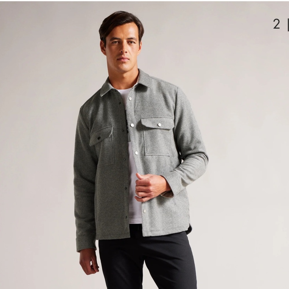 Ted Baker Anderby Wool Overshirt